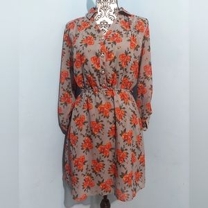 Floral Dress Charlotte Russe size Large
